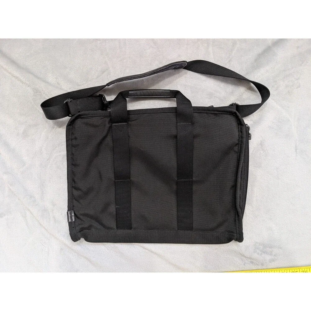TUMI Business Briefcase Nylon Black Shoulder Strap 2603D3 RARE